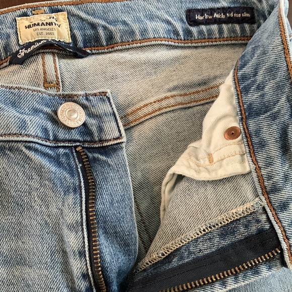 CITIZENS OF HUMANITY HARLOW ANKLE MID RISE SLIM FIT IN CHIT CHAT - Picture 4 of 10